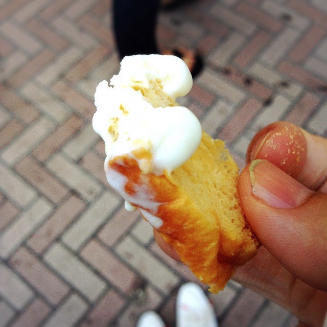 【渋谷・他】世界で2番めにおいしい焼きたてメロンパンアイス-値段